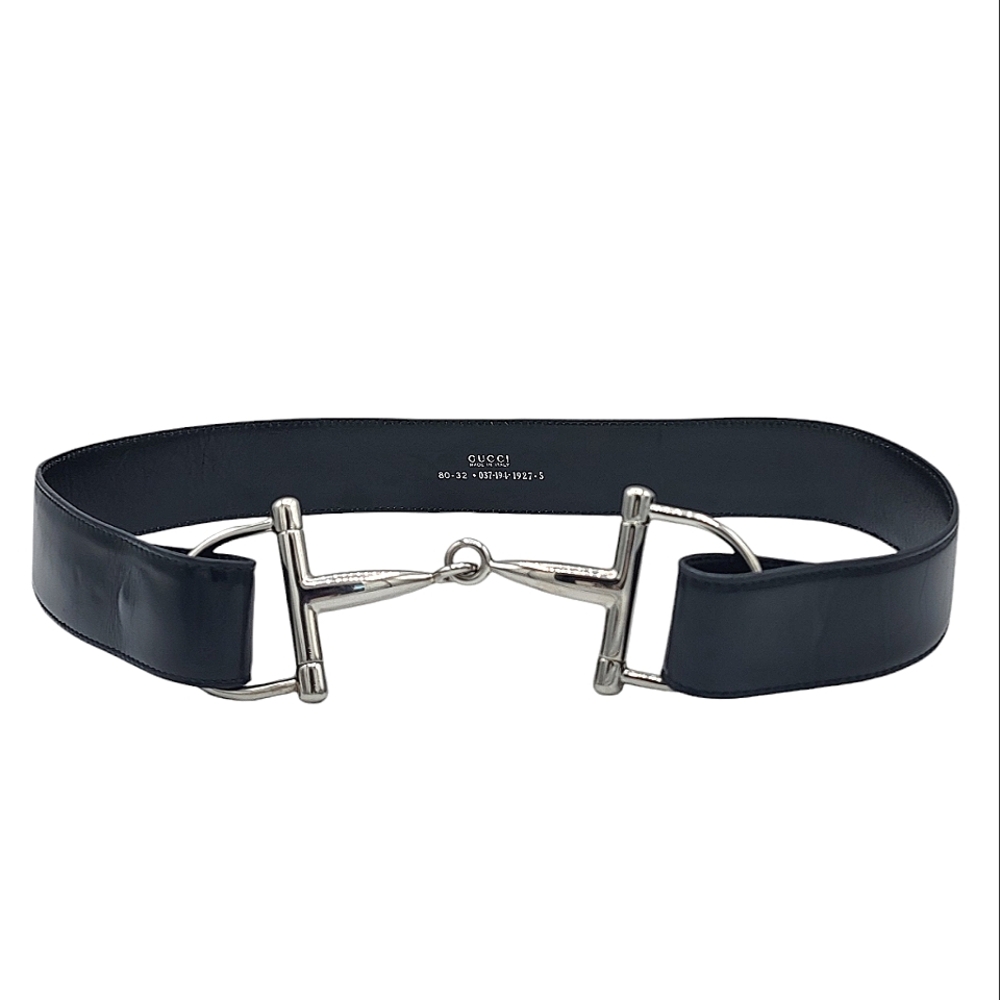 Gucci Tom Ford Oversized Horsebit Belt Black 80 - Picture 2 of 16